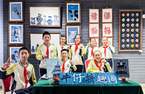 【教育动态】高新区（新市区）美育成果展启幕，四百余件学生作品勾勒艺术童年